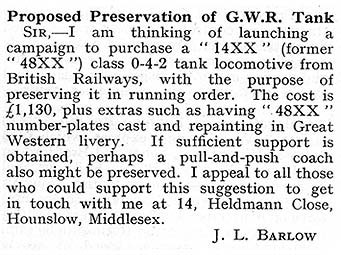 Railway Magazine Letter