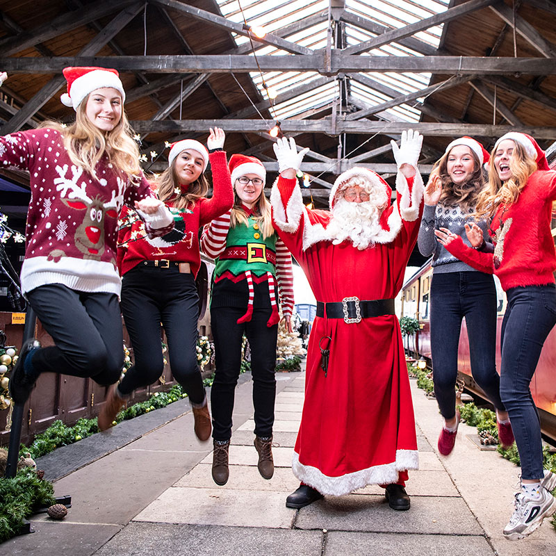 Steam Into Christmas and help Santa find his missing reindeer!