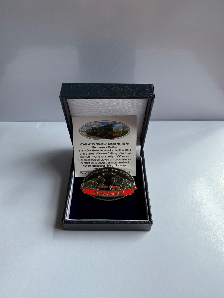 Limited Edition Flying Scotsman - Pendennis Castle Badge