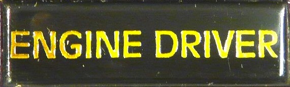 Oblong Badge - Engine Driver