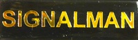 Oblong Badge - Signalman
