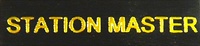 Oblong Badge - Station Master