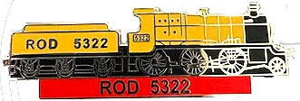 5322 Khaki Enamel Badge