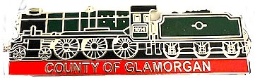 County of Glamorgan 1014 Enamel Badge