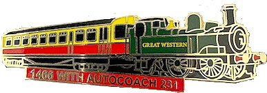 1466 and 231 Enamel badge